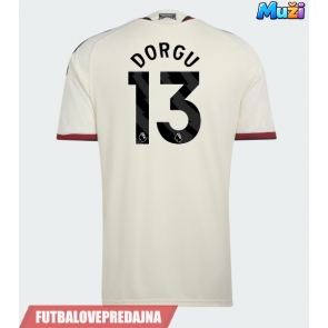 Lacne Muži Futbalové dres Manchester United Patrick Dorgu #13 2026-27 Krátky Rukáv - Tretina